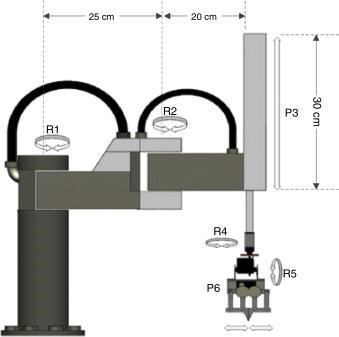 Morphological design of the SCARA type robotized manipulator